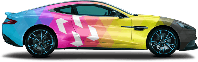 aston martin needham ink tech vehicle wrap eco-solvent CMYK digital ink