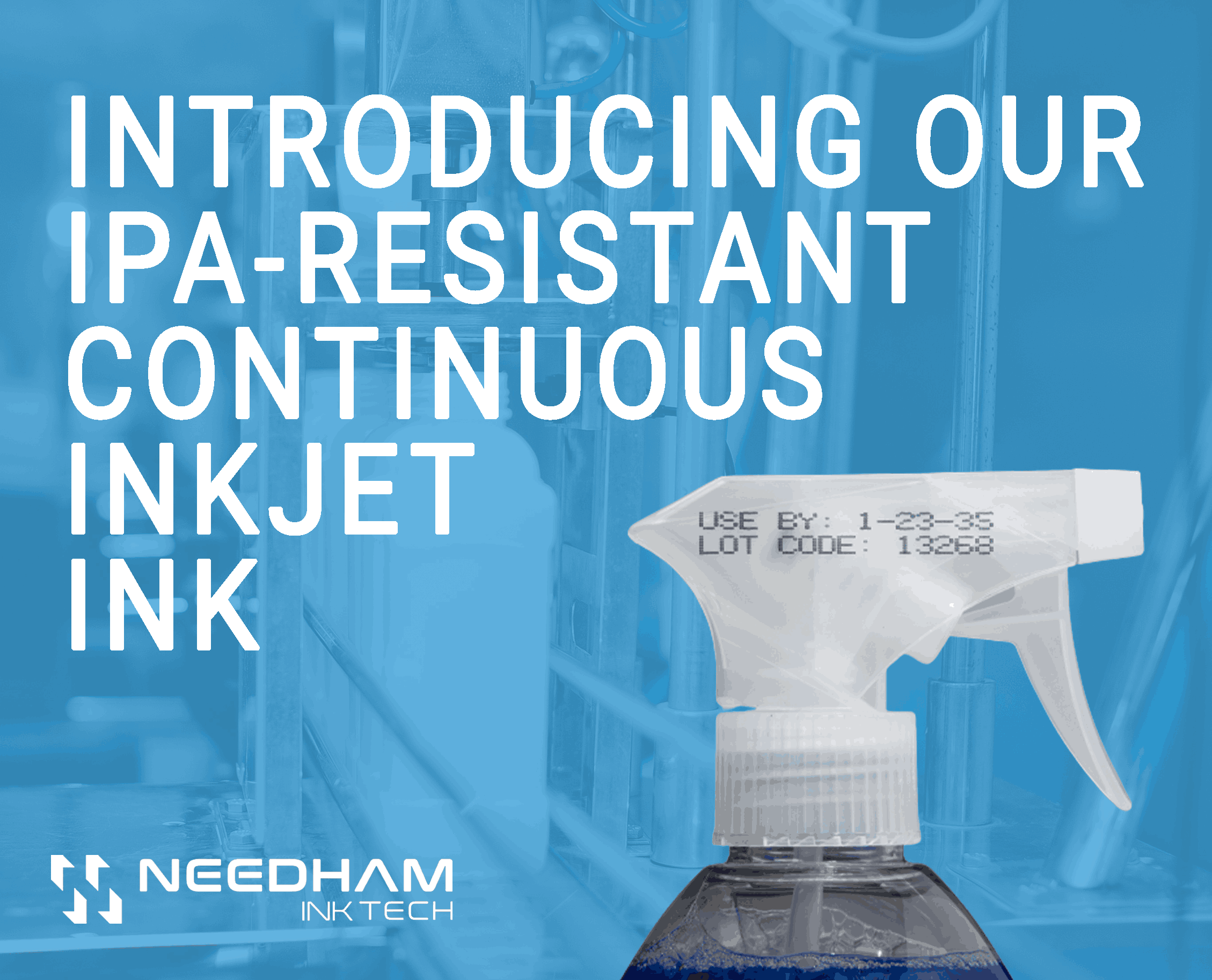 Needham Ink Tech Launches IPA-Resistant Continuous Inkjet Ink