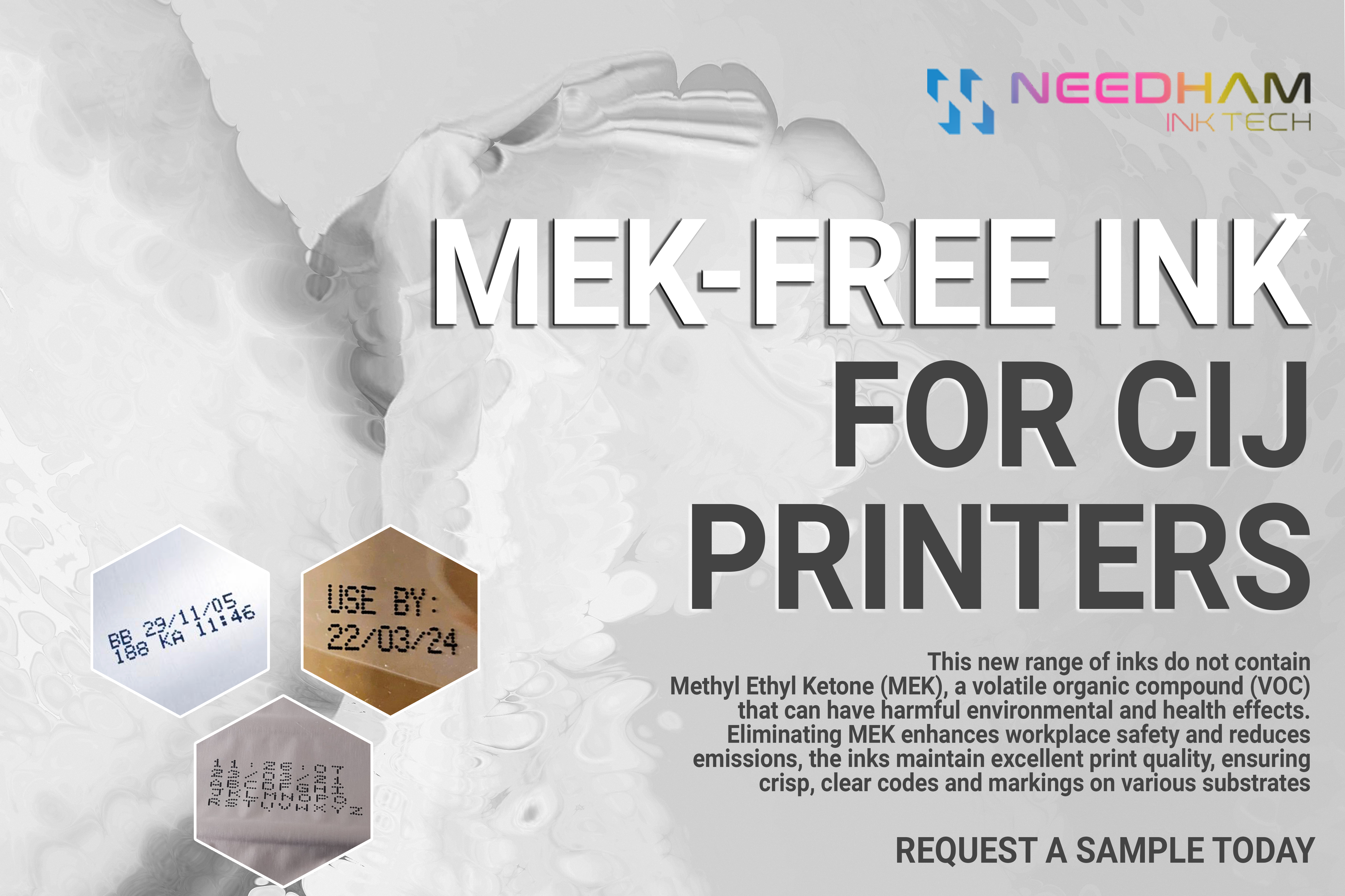 Needham Ink Technologies Introduces MEK-Free CIJ Ink Range